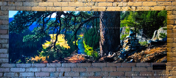 "Floating Through Time" Smith River, MT -90"x30" canvas print with gallery wrap frame