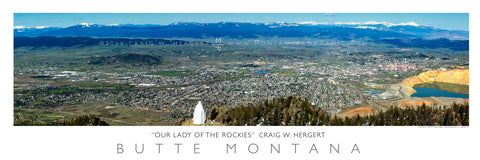 "Our Lady of the Rockies" - Butte, MT - POSTER