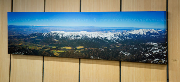"Above the Ridge" 100" x 24" canvas-gallery wrap framed