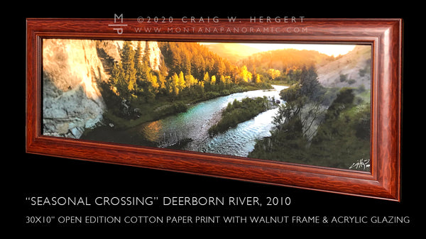 "Seasonal Crossing" - Deerborn River, MT