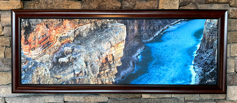 "Family Portrait"  45"X15" Framed Canvas