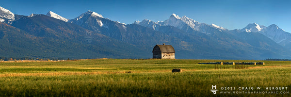 “Dupuis (Pablo's) Barn” - Ronan - Mission Range, MT (OE)