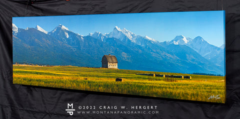 "Pablo's (Dupuis) Barn" - 60"x20" canvas gallery wrap