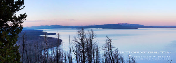 "Lake Butte Overlook" - Yellowstone N.P., MT