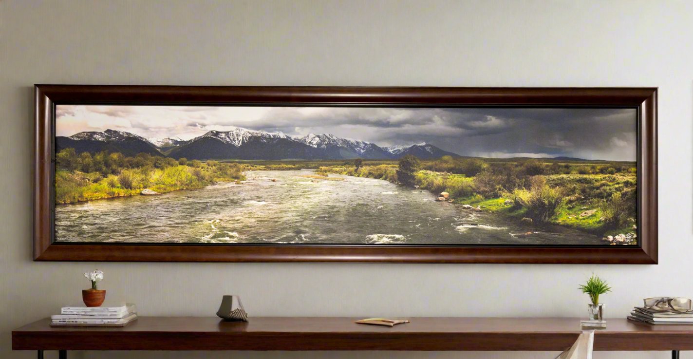 "3 Dollar Bridge" - 60" x 15" Framed Limited Edition