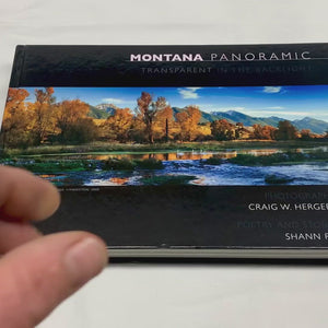 Short video clip of "Montana Panoramic Transparent in the Backlight" book