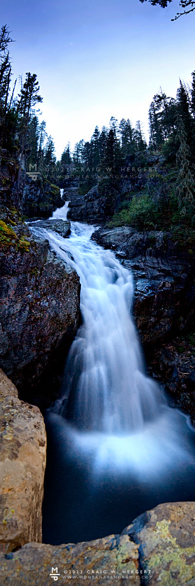 "Big Timber Falls" - Big Timber Creek, MT