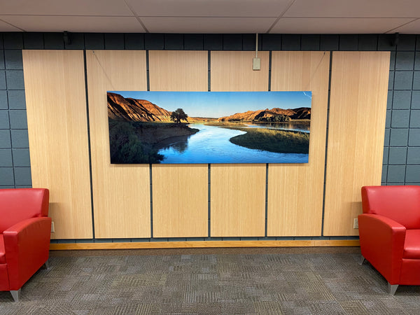 "Natural Curves" 84"x 30" open edition metal print - ready to hang