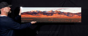 "Pronghorn Pasture" Pony, MT - 60"x 15" open edition metal print - ready to hang